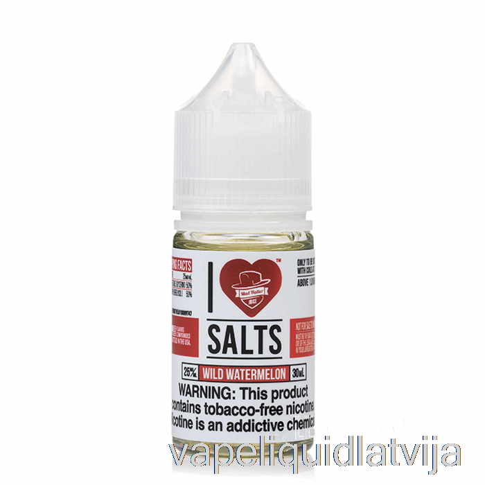 Savvaļas Arbūzs - I Love Salts - 30ml 25mg Vape šķidrums